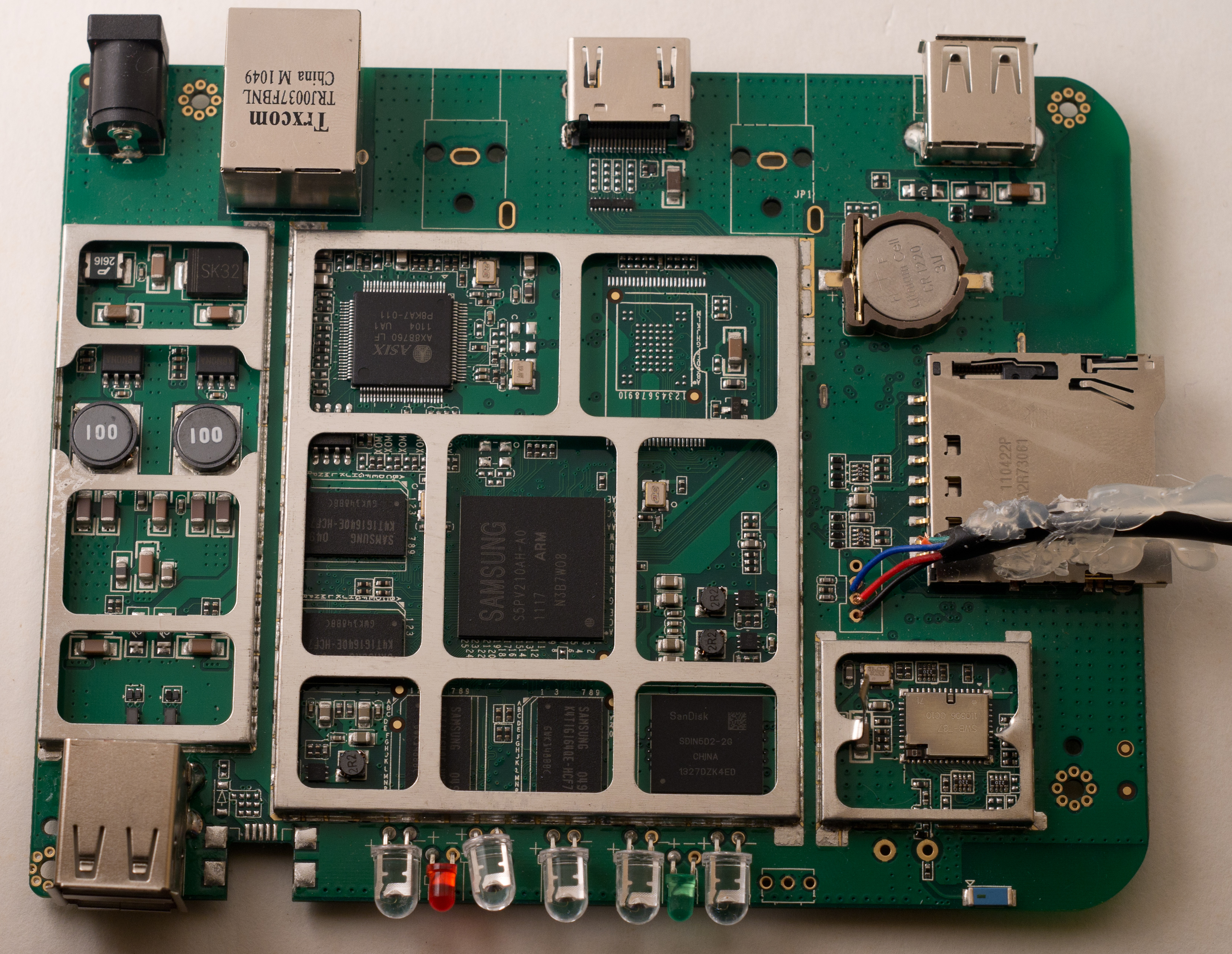 Naked top of FV-1 board