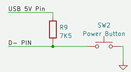Hypothesised Apple Early USB Power Circuit